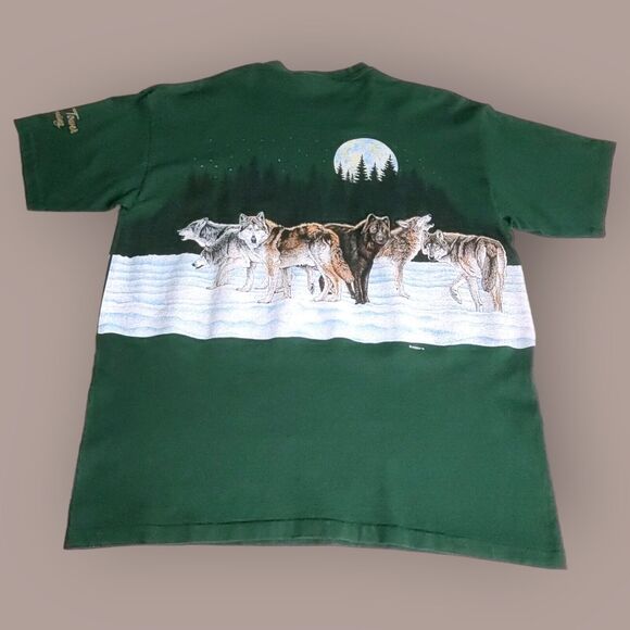 Vintage Habitat 1991 Devils Tower Wyoming Signal Sports Single Stitch LG T Shirt - Picture 3 of 13